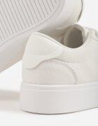 ballada Chunky Sneakers Alb pe platformă reliefată Trianne