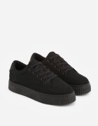 ballada Chunky Sneakersy Negri pe Platformă Embosată Trianne