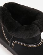 ballada Ghete de zăpadă pe platformă cu motiv brodat Duvee Negre