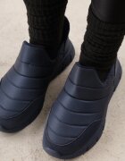 ballada Ghete de zăpadă stil sneakers bleumarin cu platformă cu imprimeu în relief și cu carâmb matlasat Vermina