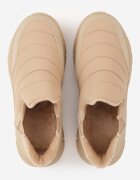 ballada Ghete de zăpadă tip Adidași Bej închis pe Platformă cu Relief și Parte superioară matlasată Vermina