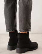 ballada Ghete plate izolate în stil Basic din imitație de piele întoarsă Keruma Negre