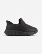 ballada Ghete-sneakers de zăpadă Negre pe Platformă cu Imprimeu și cu Față matlasată Vermina