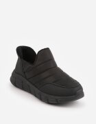 ballada Ghete-sneakers de zăpadă Negre pe Platformă cu Imprimeu și cu Față matlasată Vermina