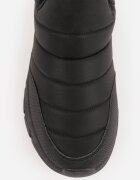 ballada Ghete-sneakers de zăpadă Negre pe Platformă cu Imprimeu și cu Față matlasată Vermina