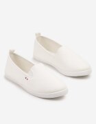 ballada Teniși Albi Vices Basic cu Benzi Elastice Textile Aretela