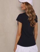 basic Tricou Bleumarin din Bumbac Mevolena