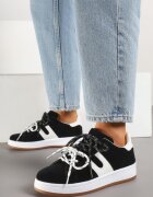 be.sport Adidași Negri Decorați Cu Motiv Geometric Telindrela