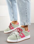 be.sport Adidași Verde și Fuchsia Decorate cu Motiv Geometric Telindrela