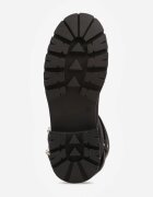 bestelle Botine biker pe platformă cu două catarame pătrate Elidorna Negre