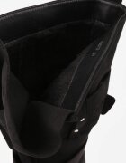 bestelle Botine biker pe platformă cu două catarame pătrate Elidorna Negre