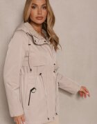 bh forever Jachetă Bej Reversibilă tip Parka Tarisen