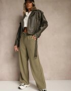 bh forever Pantaloni Verde închis Largi cu craci ampi cu lanț în loc de șnur Ostaria