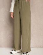 bh forever Pantaloni Verde închis Largi cu craci ampi cu lanț în loc de șnur Ostaria