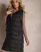 bh forever Vestă Negru cu model alungit matlasată cu buzunare Banuni