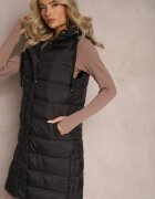 bh forever Vestă Negru cu model alungit matlasată cu buzunare Banuni