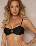  Bikini Negru Leopard cu bretele subțiri Naiahes