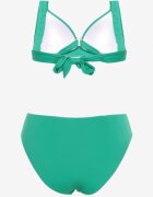  Bikini Verde Chiloți tip slip și Sutien cu cupe întărite Pilalana