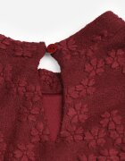 bisou's project Body Bordo Longsleeve din Dantelă cu Bumbac Zenisesa