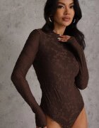 bisou's project Body Maro Longsleeve din Dantelă cu Bumbac Zenisesa