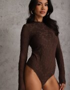 bisou's project Body Maro Longsleeve din Dantelă cu Bumbac Zenisesa