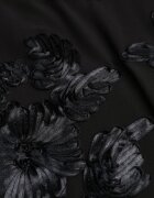 bisou's project Body Negru cu Dantelă cu Mâneci Transparente Esalinda