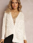 bisou's project Cardigan Bej deschis Ajurat cu nasturi Oreitha