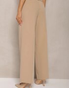bisou's project Pantaloni bej largi High Waist Seraphella