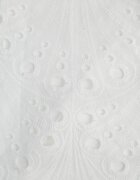 bisou's project Rochie albă de bumbac cu broderie cu cordon din material în talie Dimla