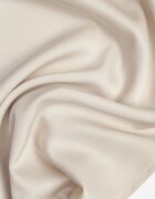 bisou's project Rochie asimetrică bej de satin cu decupaj în talie cu șliț la bază și drapaj Aledista