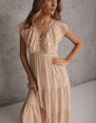 bisou's project Rochie Bej Iriope