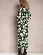 bisou's project Rochie Cămașă Verde Midi cu Curea Legată Elandrialia