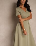 bisou's project Rochie Casuală Verde deschis din bumbac Zeredira