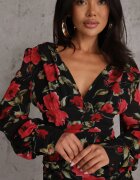 bisou's project Rochie Neagră Mulată cu Drapaje Achomene