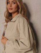 bisou's project Set Bej deschis din Bumbac Fustă și Bluză cu fermoar Evorea