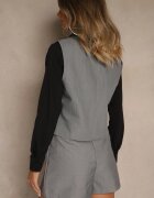 bisou's project Vestă Gri cu nasturi fără mâneci Ellowen