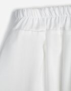 bludeise Pantaloni Albi Din Vâscoză Largi High Waist Rissalene