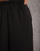 bludeise Pantaloni Negri cu craci largi și elastic în talie Jacobisa