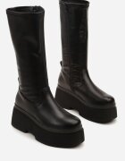 bosido Botine Negre pe platformă în stil Grunge Firnee
