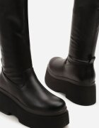 bosido Botine Negre pe platformă în stil Grunge Firnee