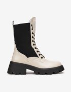  Botine Bej Ghete de lucru cu carâmb elastic Lasile