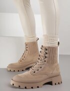  Botine bej închis Jadirel