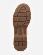  Botine Chelsea Bej închis cu platformă cu gambă elastică Mavita