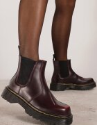  Botine Chelsea Bordeaux Casual Plate Irivarae
