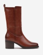  Botine Chelsea Casual Maro cu toc gros Teralita