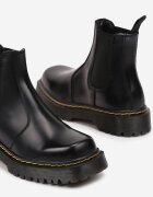  Botine Chelsea Casual Plate Negre Irivarae