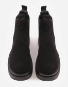  Botine Chelsea Negre cu Inserție Elastică Luviissa