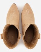 Botine de cowboy Maro Vices cu toc gros Decorate cu broderie Nelithen
