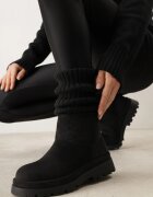  Botine Ghete de zăpadă Negre cu platformă Nigvale