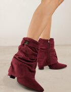  Botine Latunea Bordo